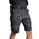 Men's Summer Tactical Cargo Shorts - Multi-Pocket Military Hiking Clothes