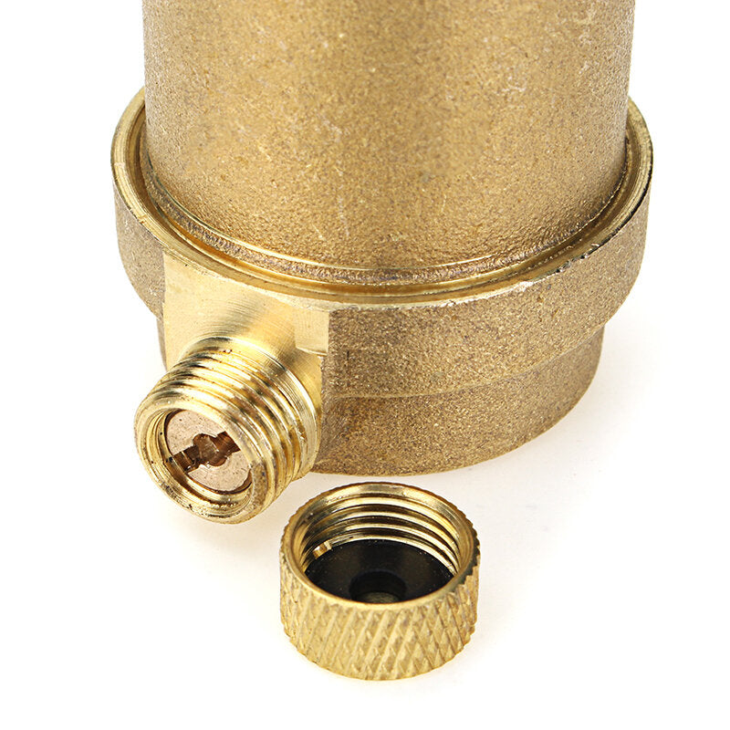 Brass Automatic Air Vent Valve - Safety Pressure Relief for Water Heater HVAC Pipeline System