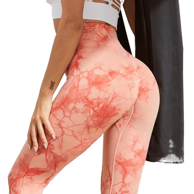 Sexy Frauen Bubble Butt Push Up Hohe Taille Nahtlose Fitness Leggings