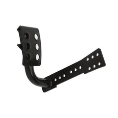 Black Metal Left Side Footrest Pedal for Jeep Wrangler JK & Unlimited 2007-2016