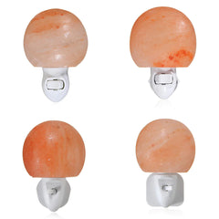 Mini Hand Carved Natural Crystal Himalayan Salt Night Light Wall Lamp - Cute Gift Idea