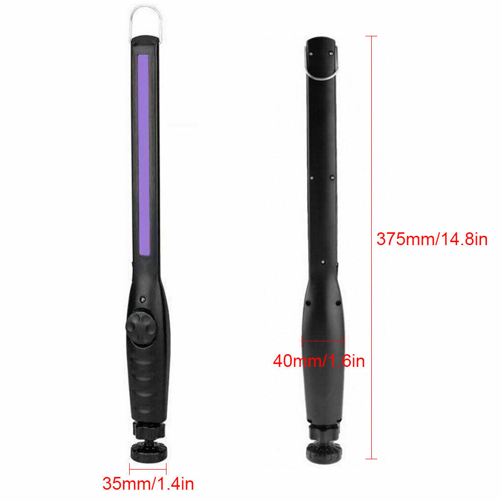 USB Rechargeable Handheld UV Sterilization Lamp - Portable Mini Disinfection Light