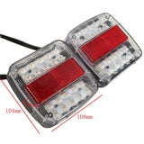 12V LED Tail Light for Caravan, Truck, Trailer - Stop, Rear, License Plate, Indicator Lamp