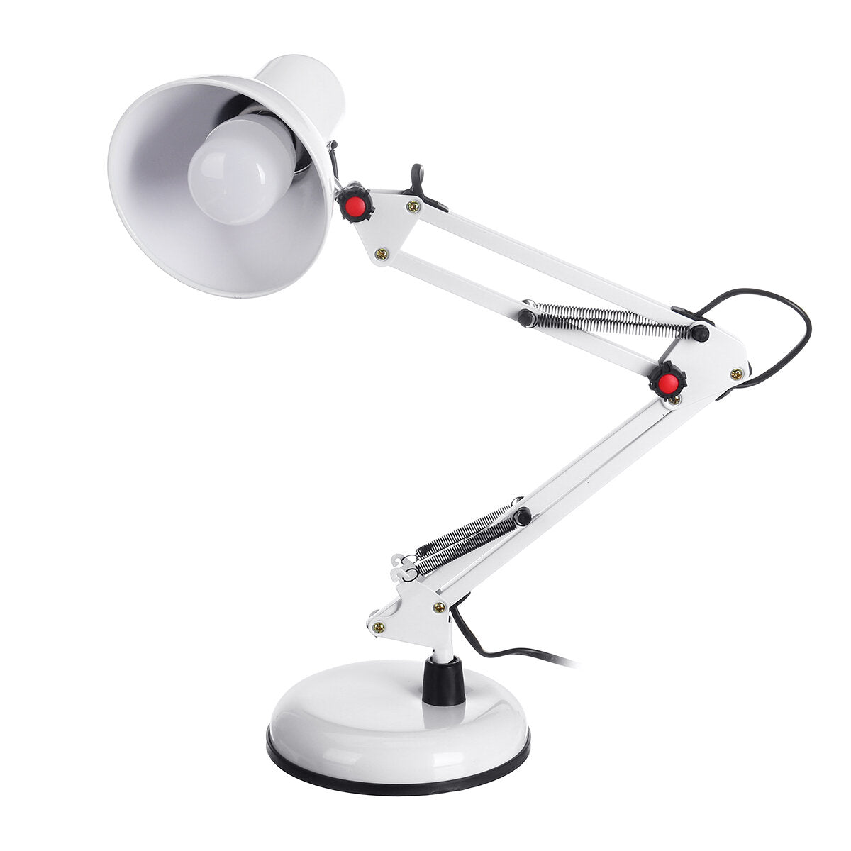 5W Super Bright LED Swing Arm Desk Lamp with Metal Clamp, 220V