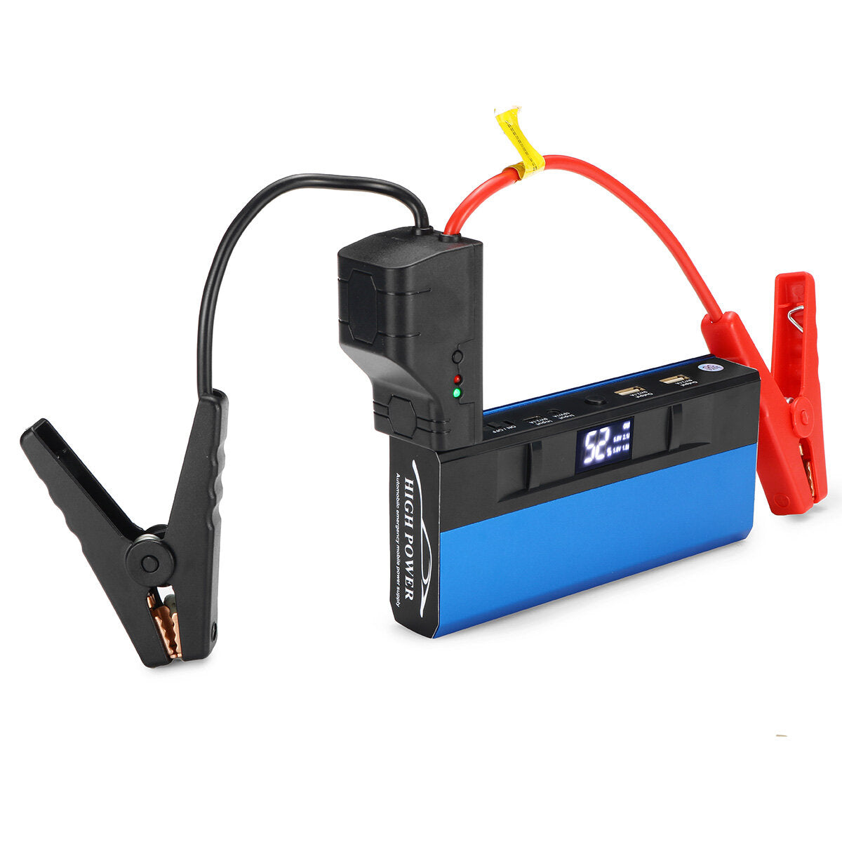 1200A 99800mAh 12V Car Battery Jump Starter Power Pack with LED Flashlight and USB Quick Charge