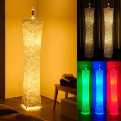 12V LED Floor Lamp with Remote Control, RGB Color Changing, 58" Height, Ideal for Living Room