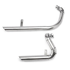Exhaust Muffler System with Silencer for Yamaha Virago V Star XV125 - Cut Pipes Included