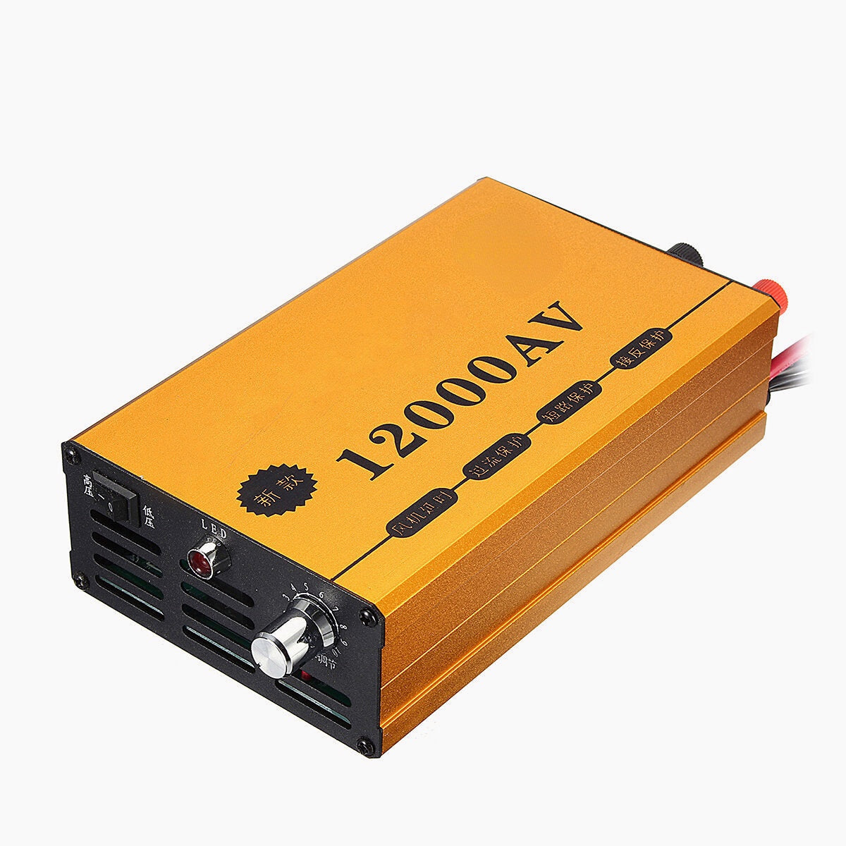 12000V AC Ultrasonic Inverter Electro Fisher Shocker Fish Stunner Electronic Transformer Booster