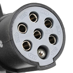 24V Seven Pin Plastic Plug - S Type, Seven Hole Connector