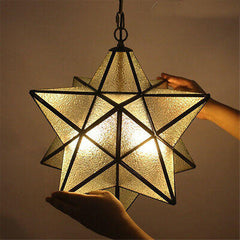 Modern Star Glass Pendant Light Chandelier - Ceiling Lamp Fixture Decor