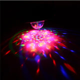 RGB LED Stage Light Strobe Crystal Ball Party Club DJ Disco Atmosphere Light AC90-265V