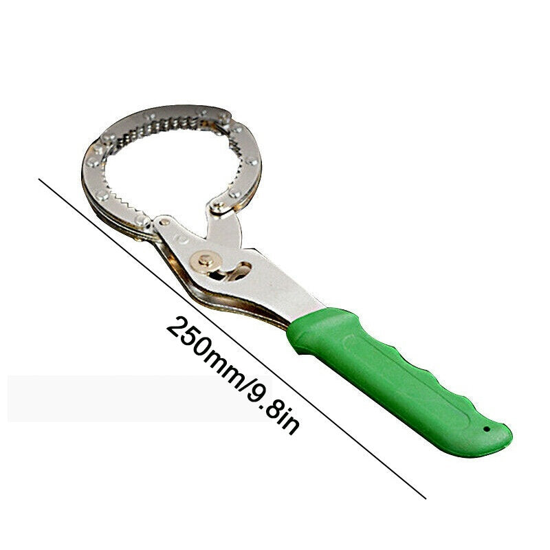 Adjustable 60-110mm Car & Motorcycle Oil Filter Wrench Handcuff Style Spanner Remover Tool