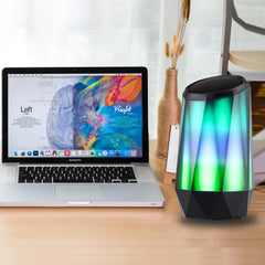 Portable RGB LED Bluetooth Speaker - Colorful Light, Smart Wireless, Enhanced Bass Music Player