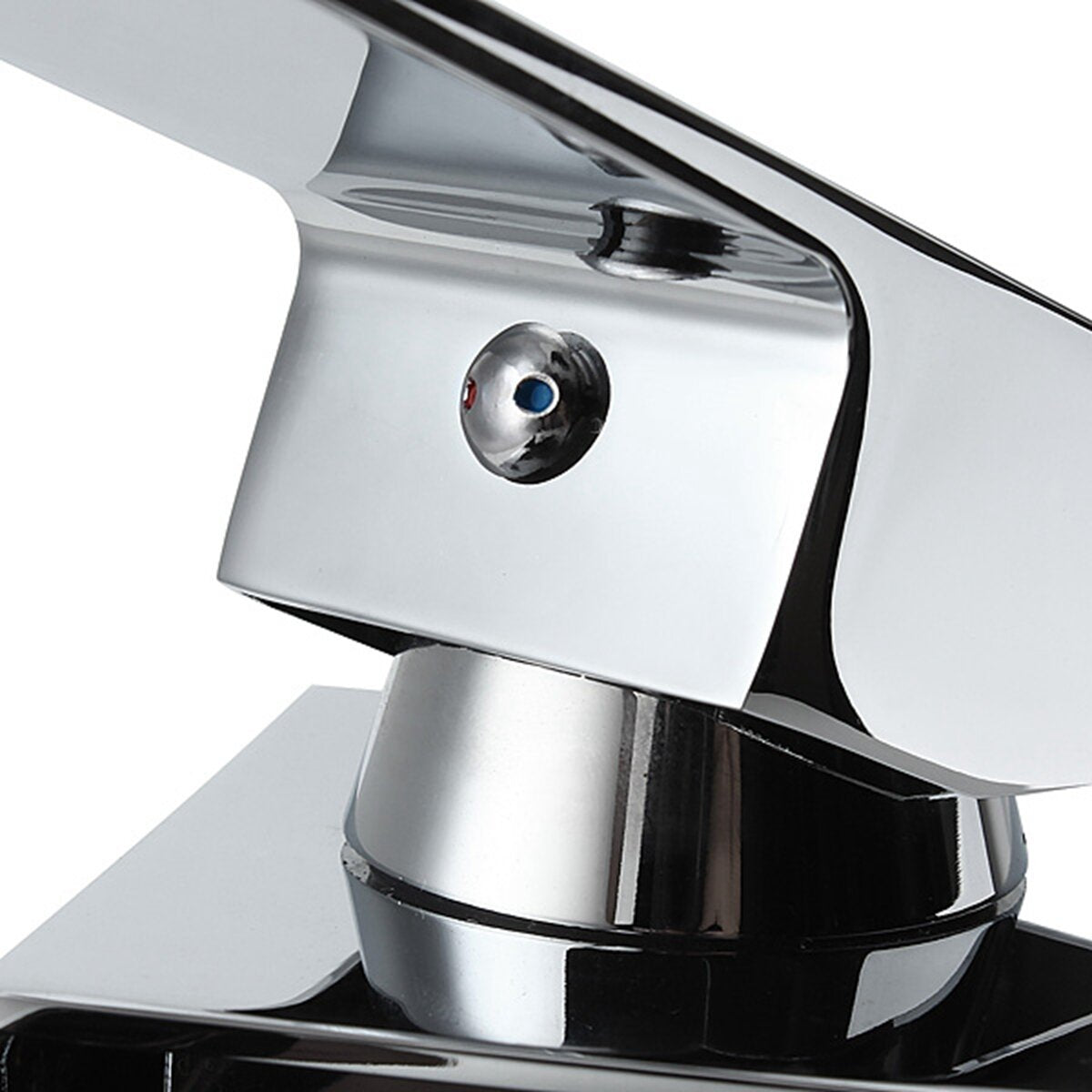 Modern Brass Chrome Waterfall Mixer Tap for Kitchen & Bathroom Basin Sink - Single Hole Faucet