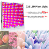 45W LED Grow Light Panel for Hydroponics, Indoor Flower, Veg, Bloom Lighting, AC85-265V