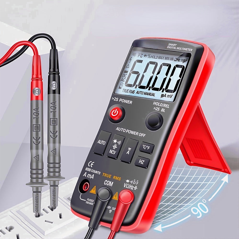 LCD Handheld Digital Multimeter - Accurate and Portable Measurement Tool
