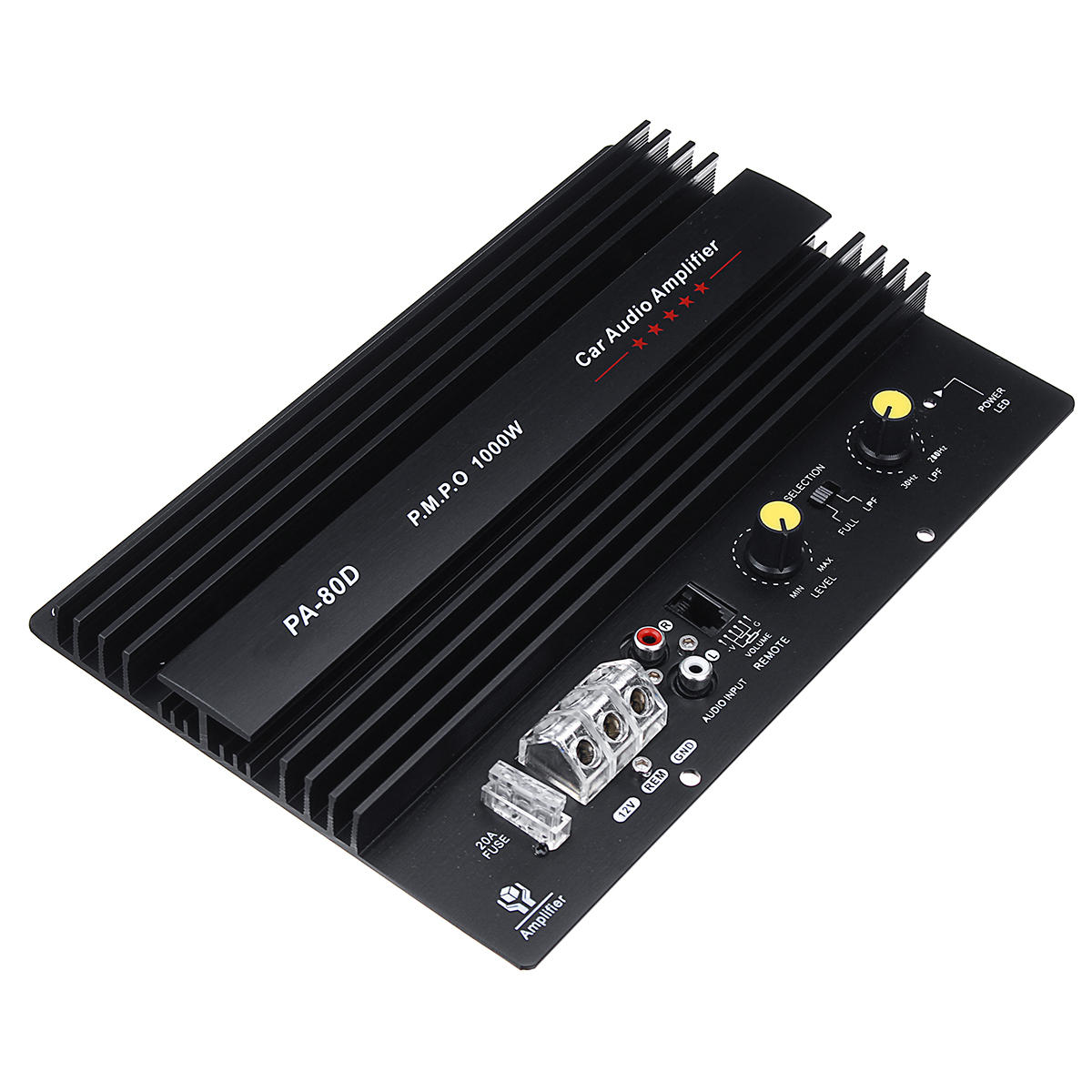 12V 1000W Car Audio Mono Amplifier Board - High Power Subwoofer Bass Amp