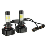 V8 40W 4800LM 6000K White COB LED Car Headlights - Pair