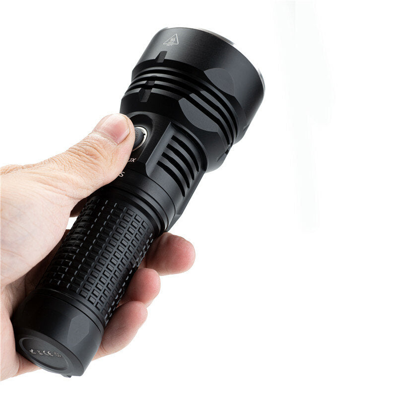 11000LM Ultrabright LED Flashlight with Anduril UI, 546m Range, Includes 4500mAh 21700 Li-ion Battery