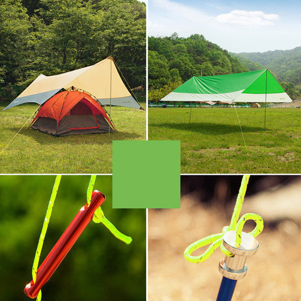 Reflective Nylon Tent Rope - Paracord Line for Camping, Hiking, Rescue, and Umbrella Accessories
