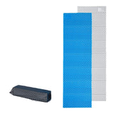 Upgraded 2.5cm Thick Aluminum Membrane Foldable Camping Moisture-Proof Pad - Egg Crate IXPE Foam Mattress Mat