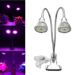 15W Flexible Clip-on Full Spectrum LED Grow Light for Hydroponics and Flowers