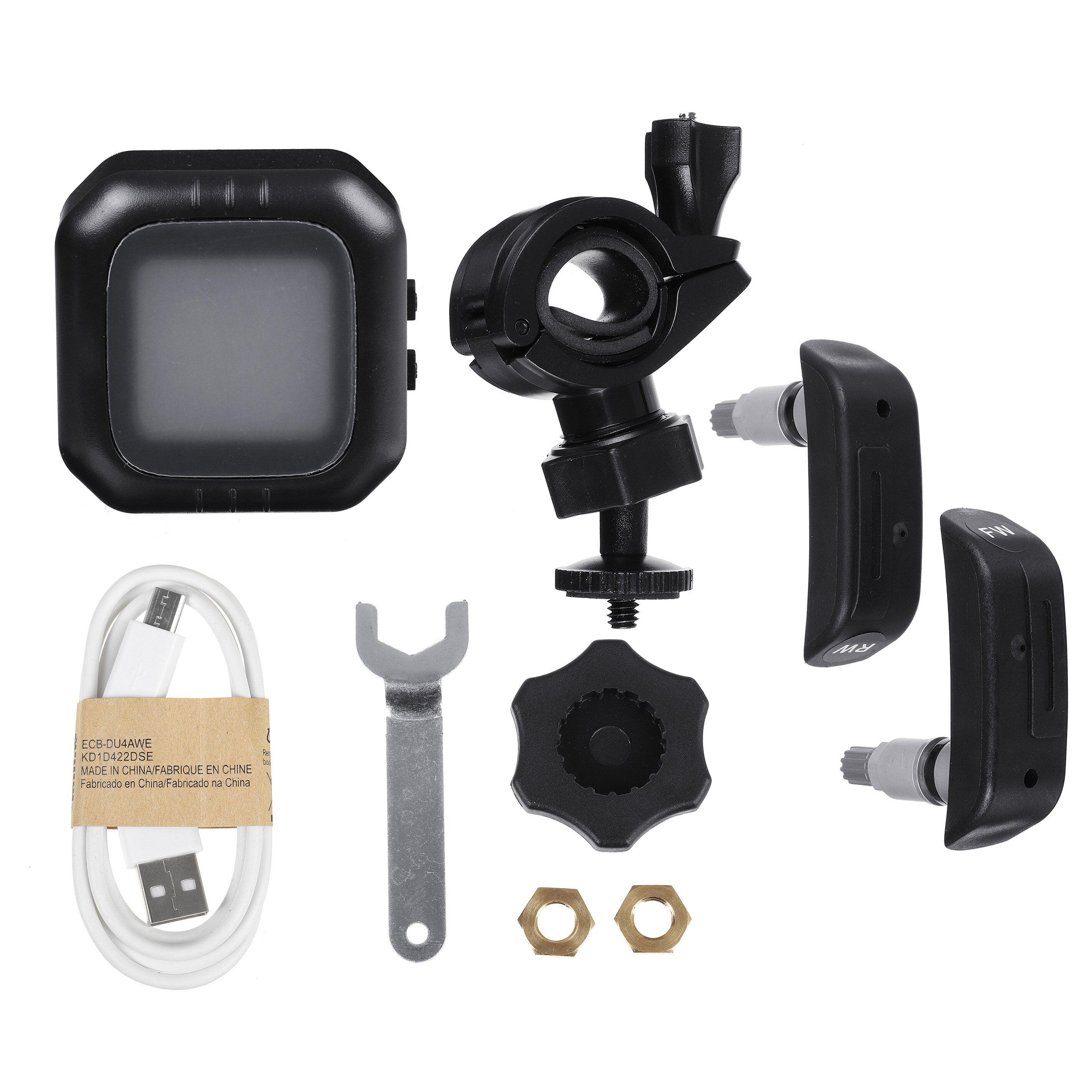 Waterproof LCD TPMS Motorcycle Tire Pressure Monitoring System with Wireless Internal Sensor