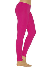 Ladies' Cotton Blend Ankle-Length Stretchy Casual Sports Tights - Comfortable Fit