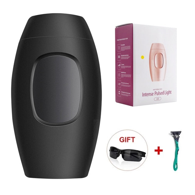 Permanent IPL Laser Epilator for Women - Painless Electric Hair Removal with 600,000 Flashes