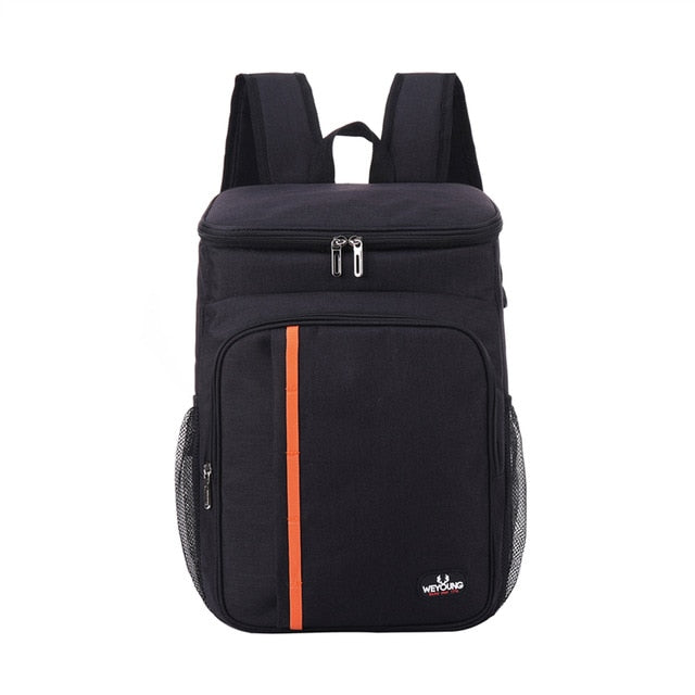 18L Large Capacity Insulated Leak-Proof Lunch Backpack - Cool/Warm Thermal Picnic Bag for Food & Beverage Storage