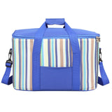 34L Large Capacity Insulated Waterproof Thermal Cooler Tote for Lunch, Food, and Picnics