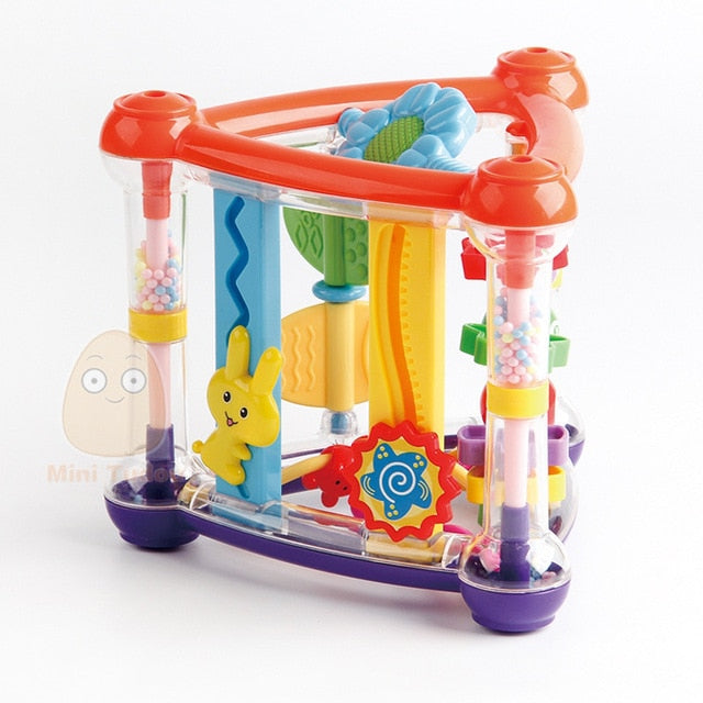 Baby Activity Play Cube - Educational Hanging Toys for Infant Development, 0-12 Months
