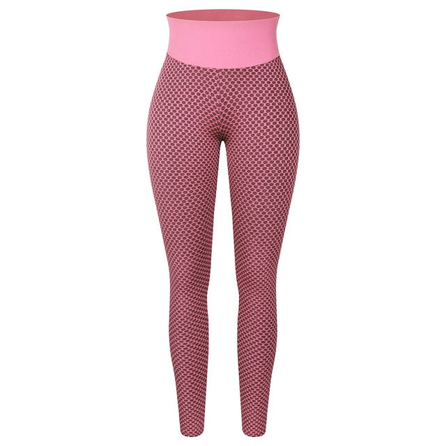 Butt Lifting Scrunch Leggings for Women - High Waisted Seamless Push Up Running Pants