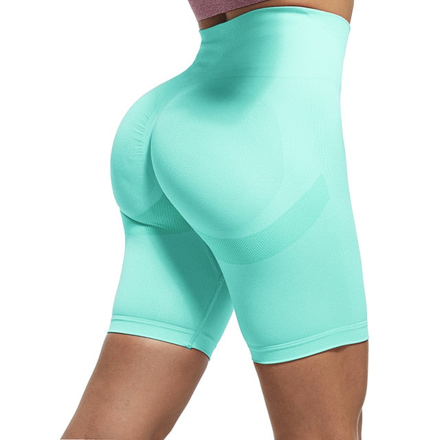 Sexy Women Bubble Butt Push Up High Waist Seamless Fitness Leggings