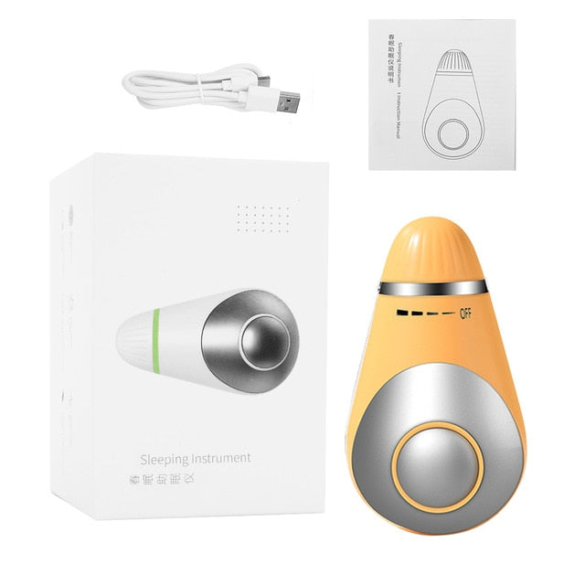 USB Charging Microcurrent Sleep Aid Instrument - Pressure Relief, Hypnosis Massager, and Relaxation Device