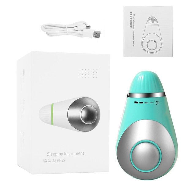 USB Charging Microcurrent Sleep Aid Instrument - Pressure Relief, Hypnosis Massager, and Relaxation Device