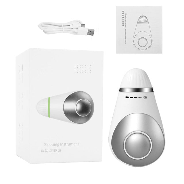 USB Charging Microcurrent Sleep Aid Instrument - Pressure Relief, Hypnosis Massager, and Relaxation Device