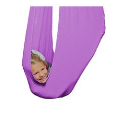 Calming Mesh Swing Hammock, Thickened Nylon Fabric, Holds Up to 100kg, 280x150cm