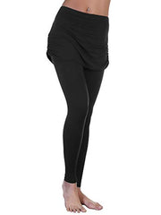 Sports Simple Soft Stretchy Pants with Ruched Sides